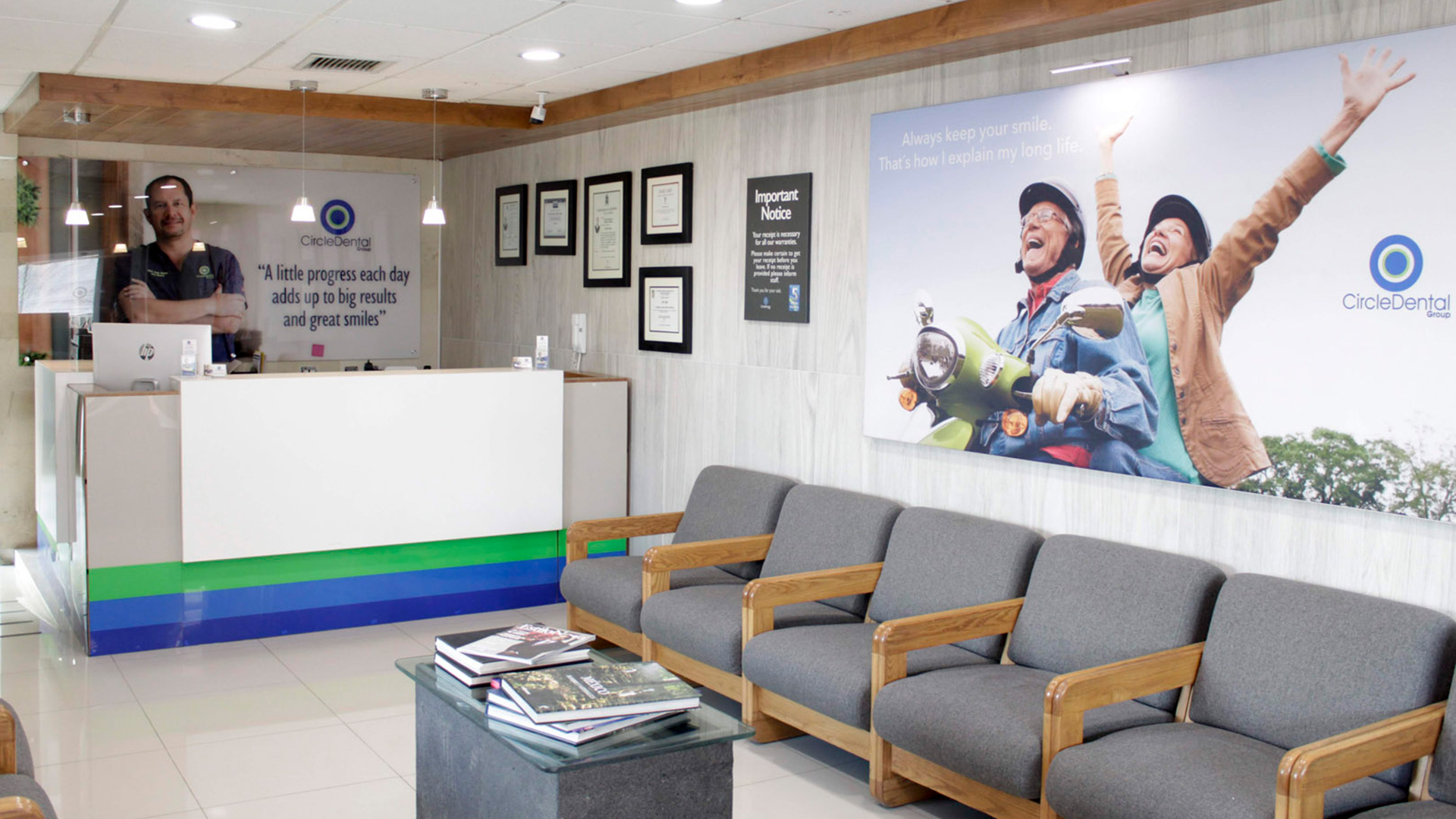 Circle Dental Group waiting room